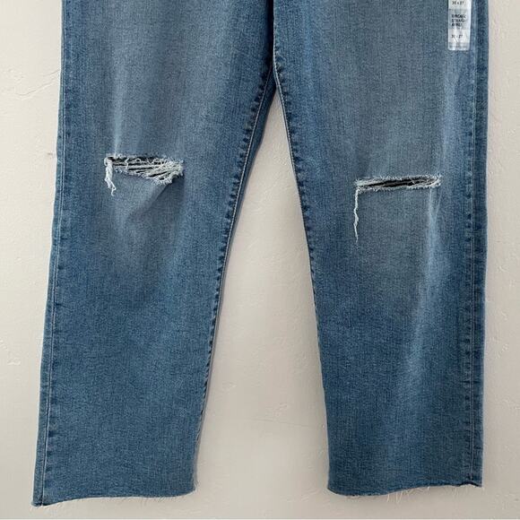 Levi's Ribcage Straight Ankle Jeans Women's Size 30 High Rise Distressed NWT - Picture 5 of 13